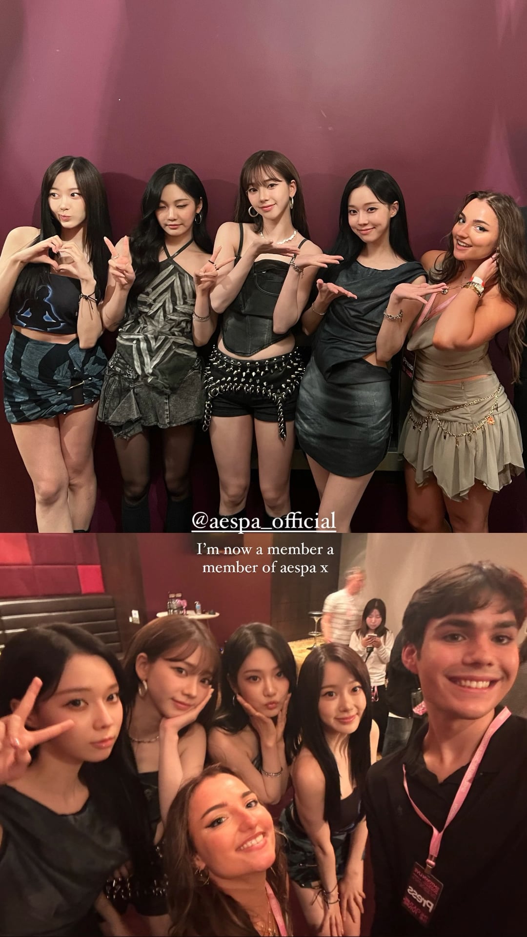 250629 Leilahusseinx Instagram Story Update with aespa