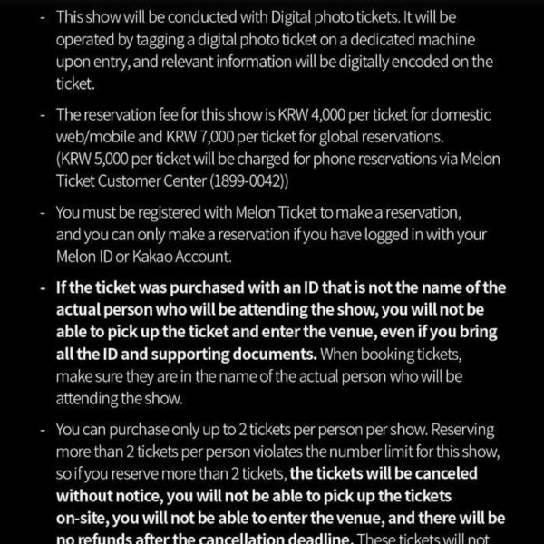 250623 aespa - SYNK : aeXIS LINE TOUR in SEOUL (Ticket Reservation & Admission Instruction)