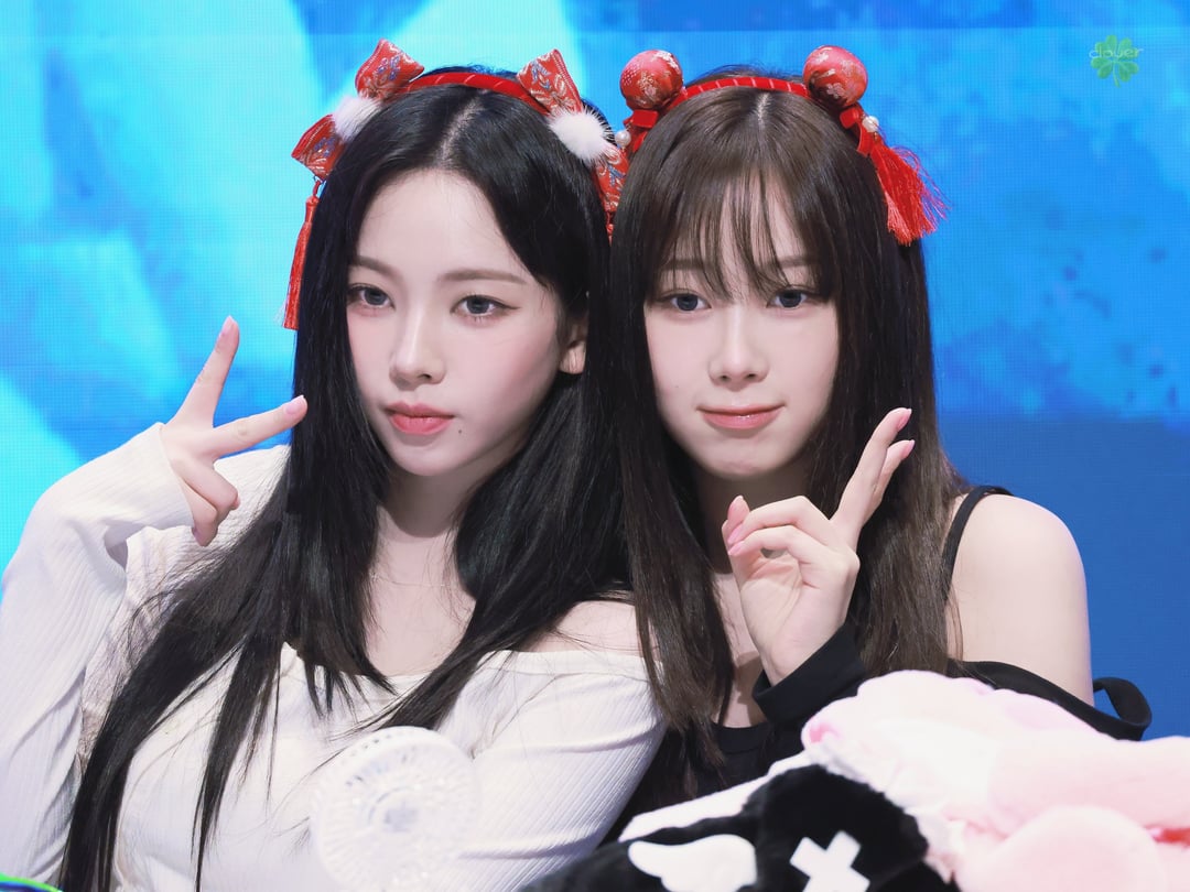 Karina and Giselle at KTown4U Fansign - 240608