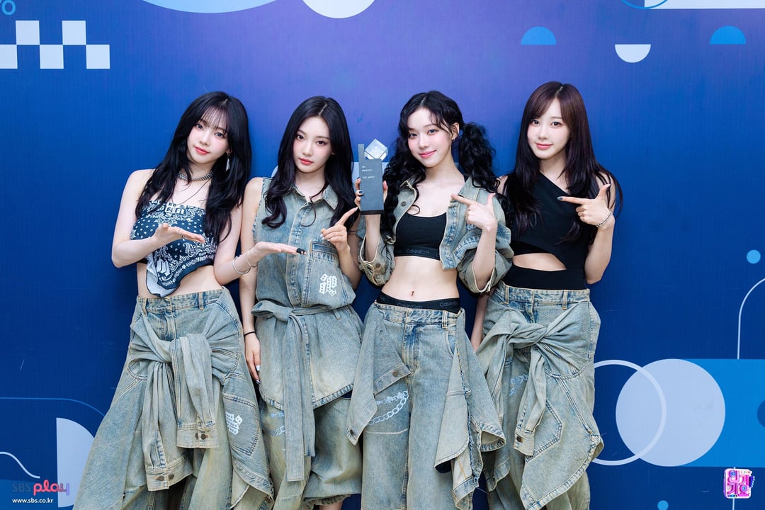 250714 aespa - Dirty Work (250713 Inkigayo ‘TOP ARTIST’ Pics)