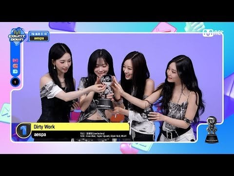 250710 aespa - Dirty Work @ M Countdown (Encore Broadcast Full Ver.)