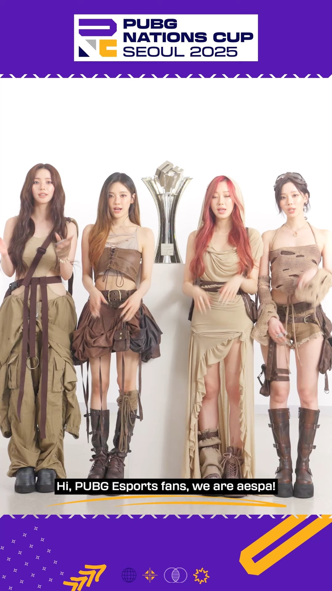 250713 aespa's 'Dark Arts' special stage performance to premiere at 'PUBG Nations Cup 2025 (PNC)' on July 27th at 6PM KST