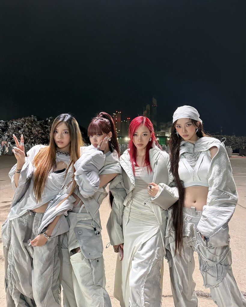 250711 YouTube Music Instagram Update with aespa - the 'Dirty Work' doesn't stop here! hold tight, got behind the scenes of #DirtyWork