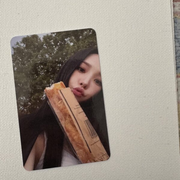 Photocard Karina baguette