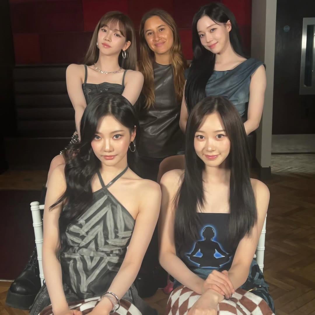 250703 Lola Schroer BBC News Presenter Instagram Update with aespa