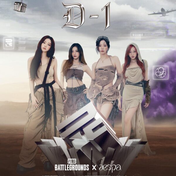 250726 aespa x PUBG: BATTLEGROUNDS (D-1 ‘Dark Arts’ Stage Teaser Poster)