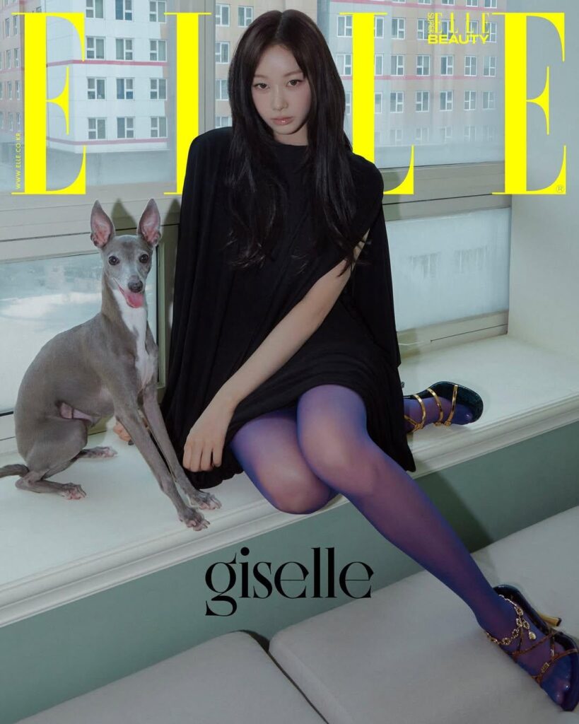 250717 Giselle & Cooper for ELLE KOREA x LOEWE (August 2025 Issue + Cover Preview #2)