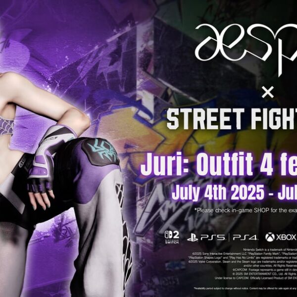 250704 Street Fighter Twitter Update - Juri's aespa collab outfit is now available for a limited time. During the collaboration, the Battle Hub will also get a makeover. Don't miss out on limited-time collab items, available until August 4, 2025 at 7:59pm PDT.
