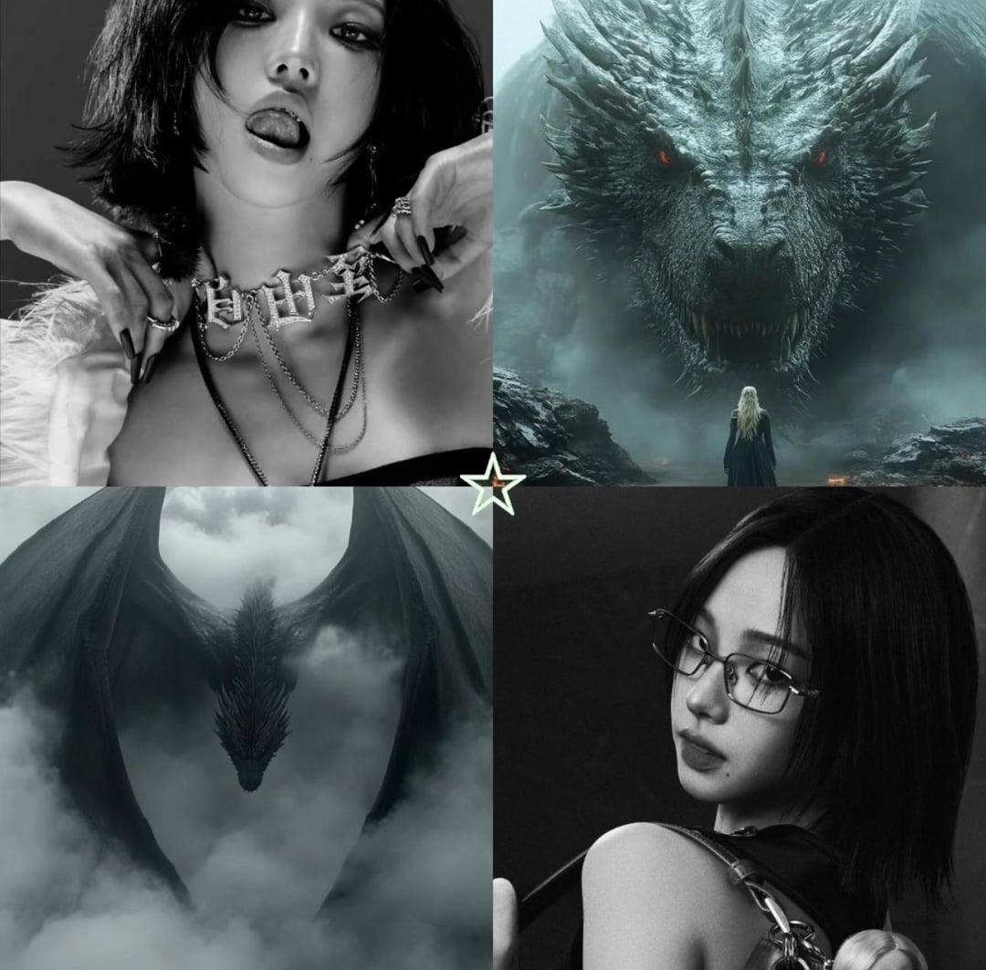 aespa members as mythical creatures