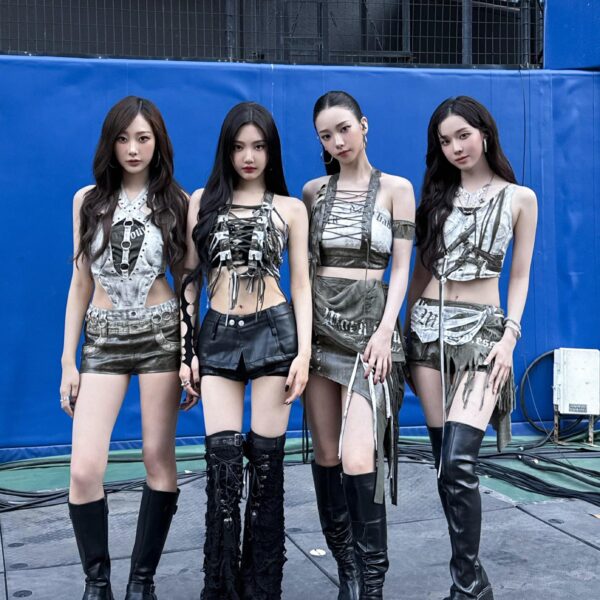 250820 aespa Twitter Update - Backstage moments 💫