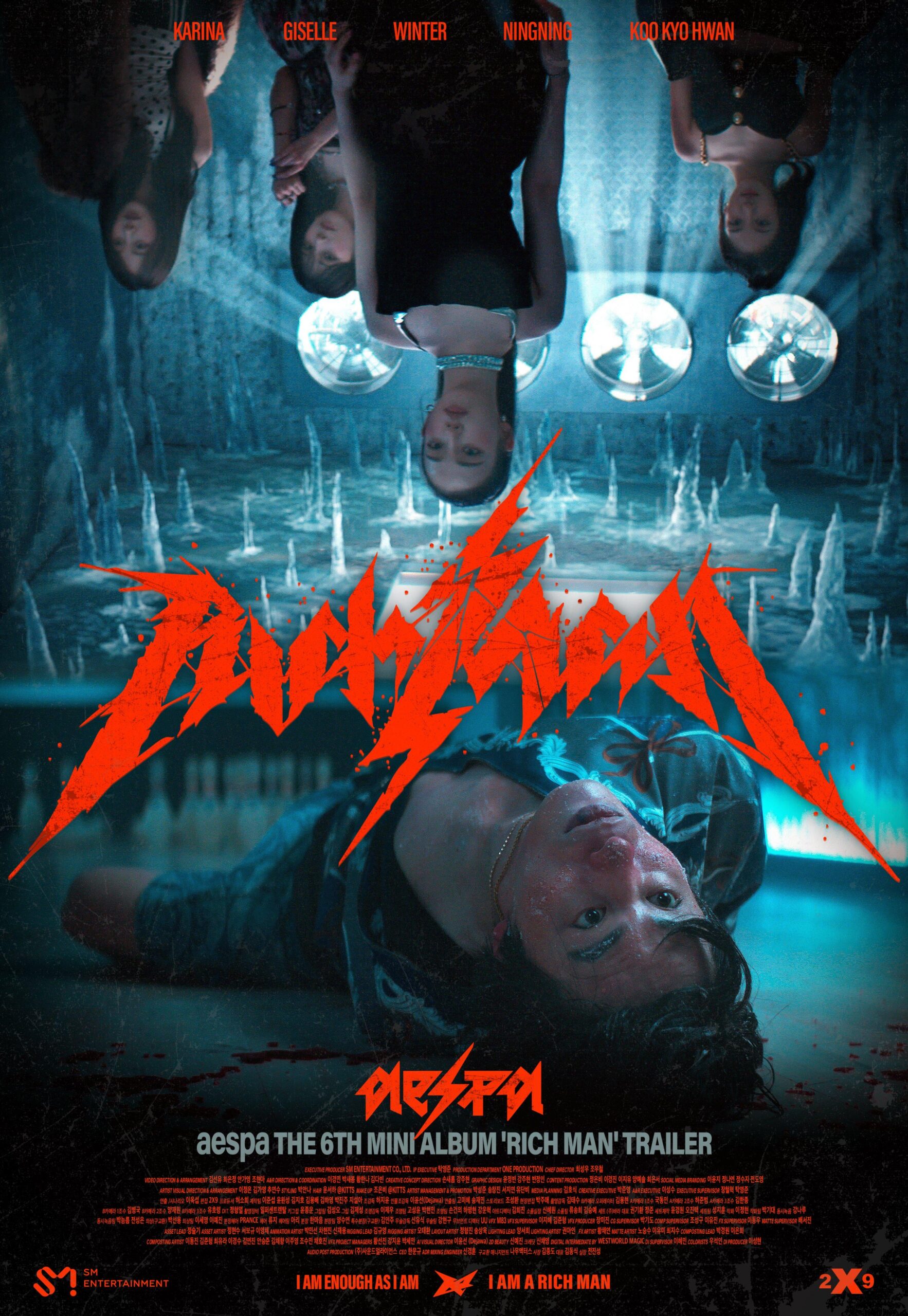 250825 aespa - The 6th Mini Album: Rich Man (I'm a Rich Man - Rich Man Trailer Poster)