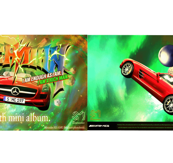 This is my fanmade Rich man album with a hybrid of car brochure still w.i.p