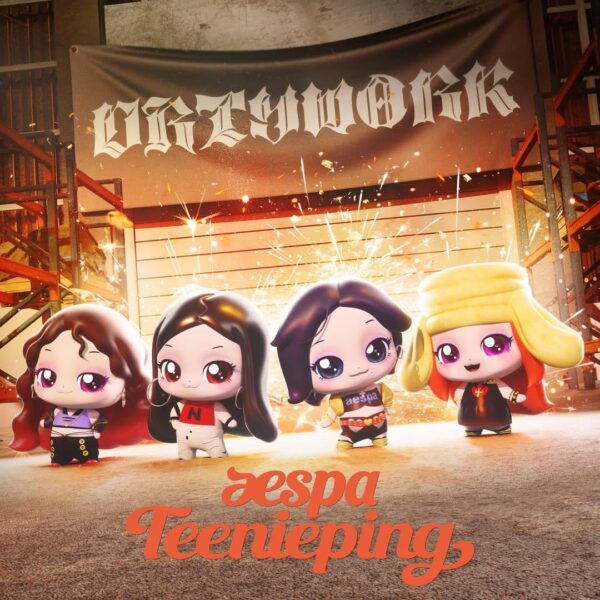250821 aespa x Teenieping - Collaboration MD (Pre-Sales Announcement Poster)