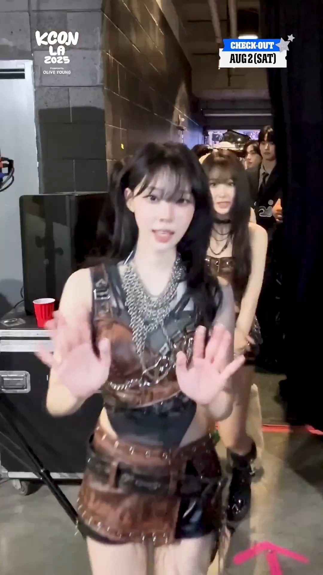 250804 KCON Twitter Update with aespa - [#KCONLA2025] M COUNTDOWN 💙 DAY 2 CHECK OUT CAM 📽️