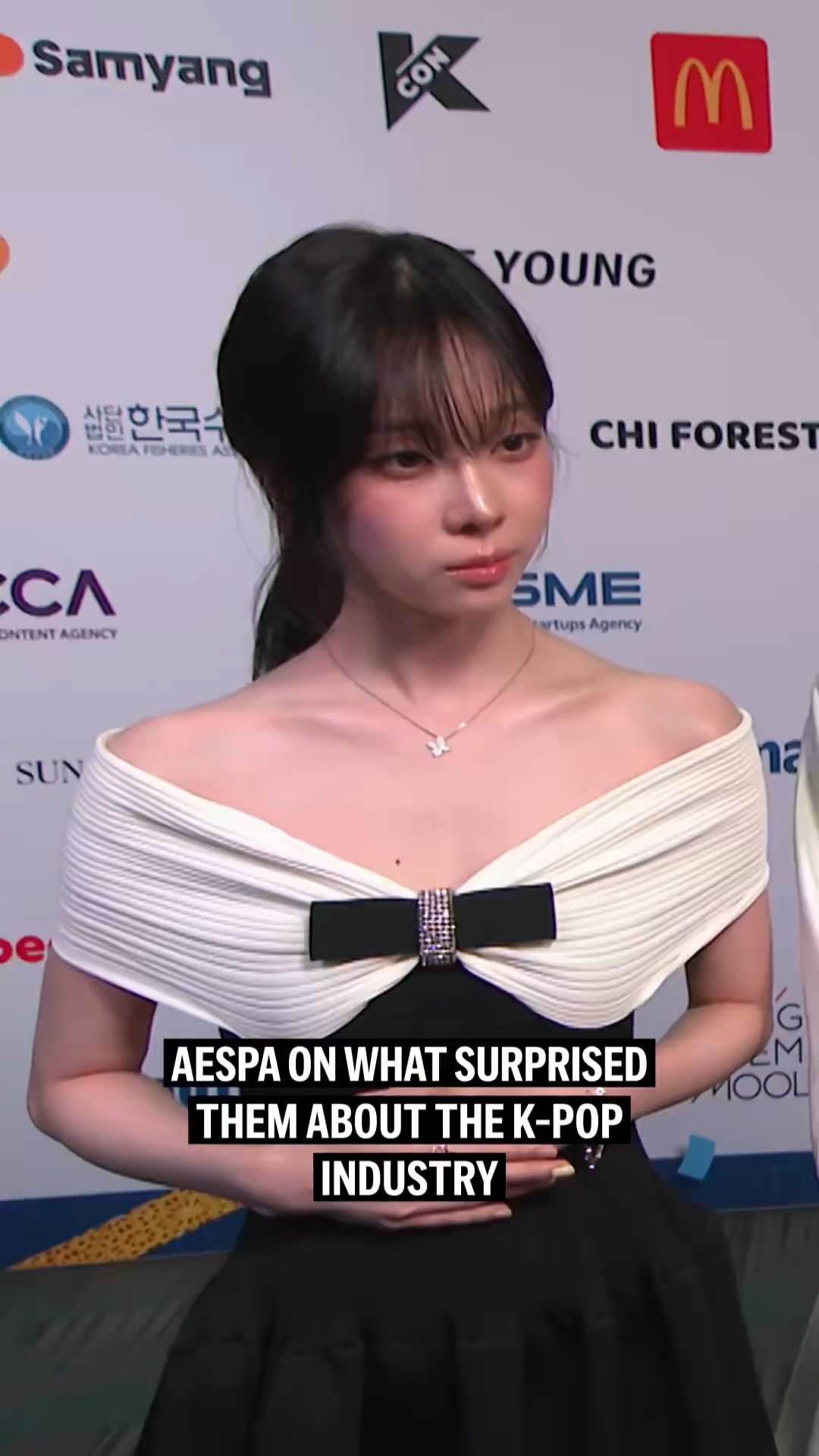 250815 liammcewan TikTok Update with aespa - aespa on what surprised them about the K-pop industry 🫶