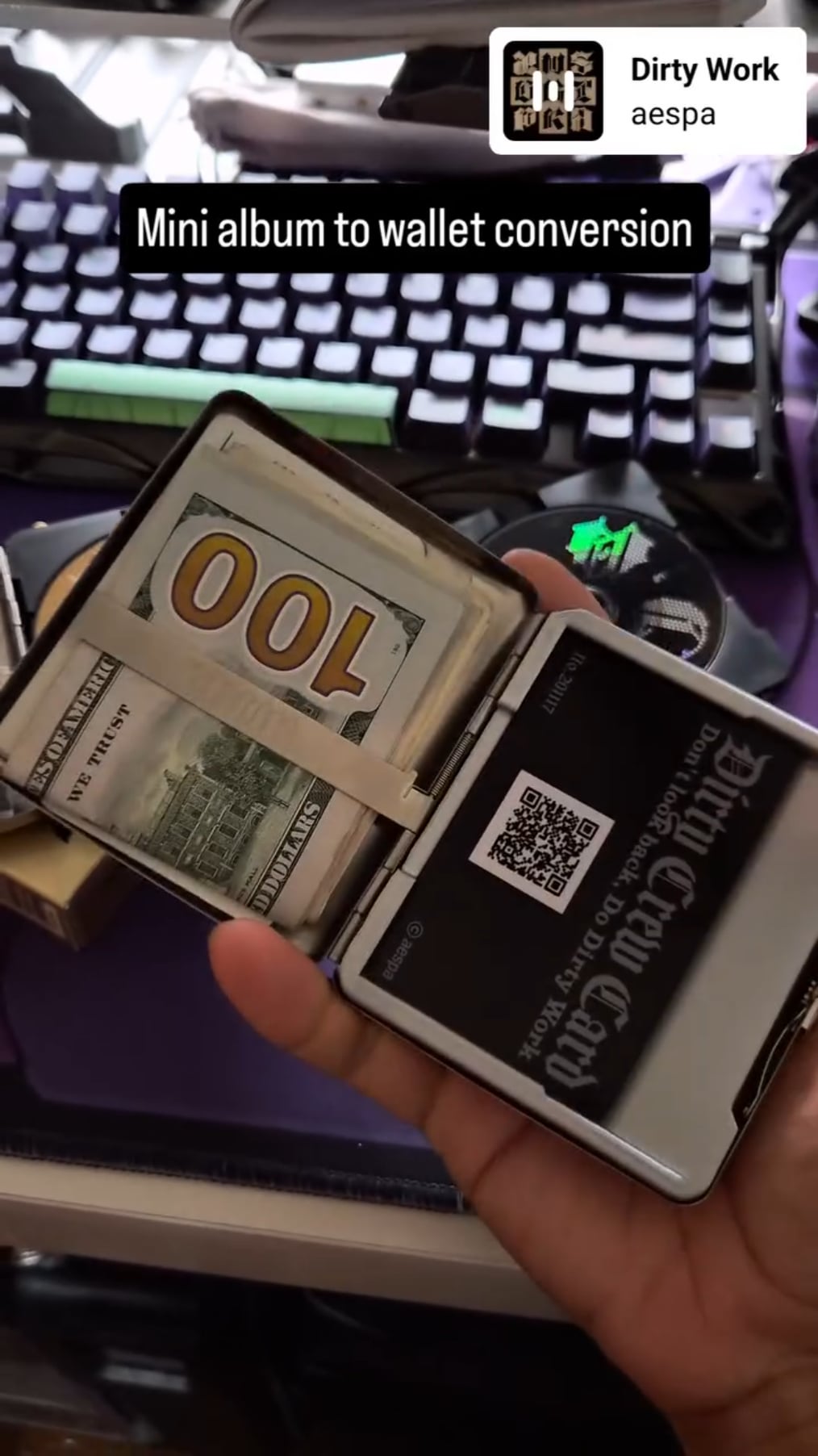 I converted my album into a wallet