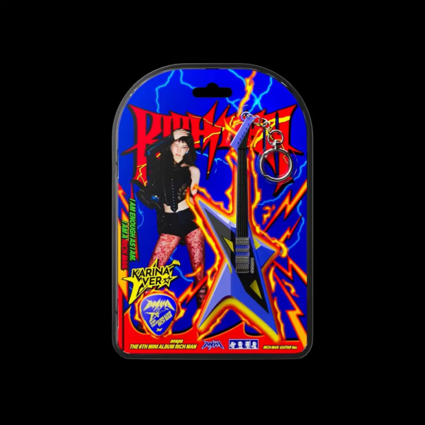 250829 aespa - The 6th Mini Album: Rich Man (Guitar, Energy, Rich Man BAG, Burst Ver. - Album Details 3D Preview)