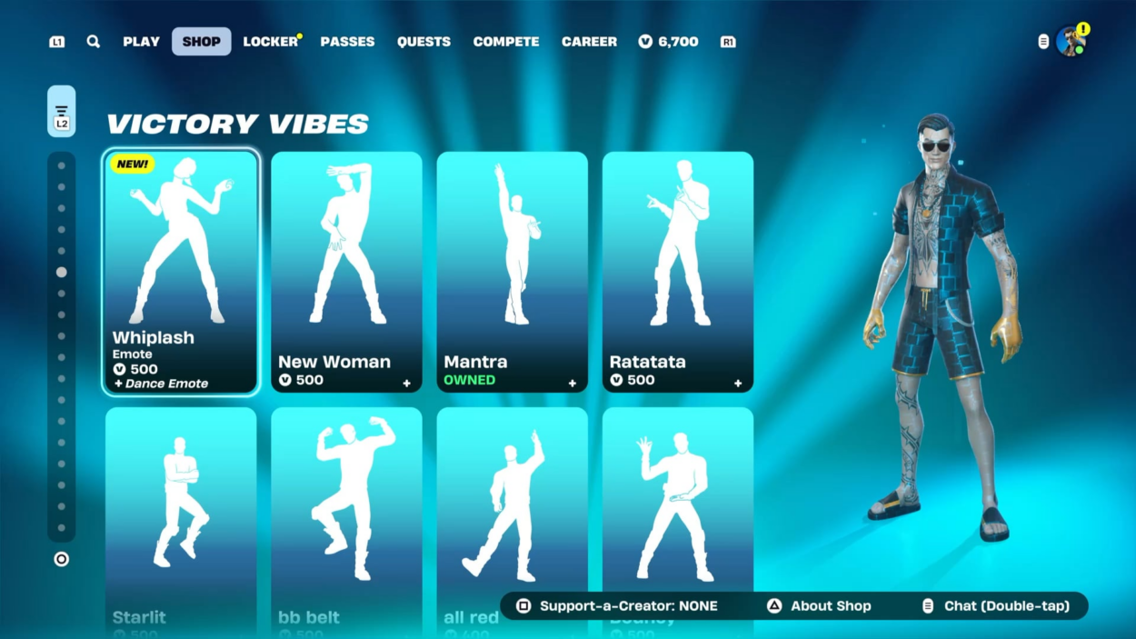 250731 New Whiplash emote in Fortnite