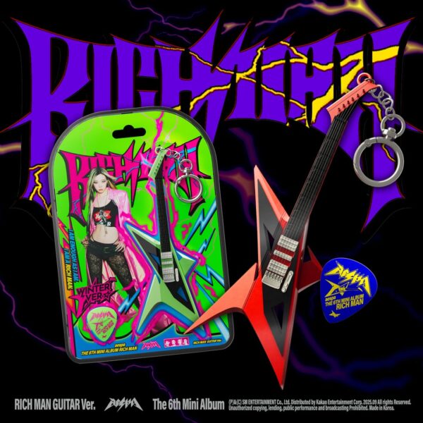 250829 aespa - The 6th Mini Album: Rich Man (Guitar, Energy, Rich Man BAG, Burst Ver. - Album Details Preview)