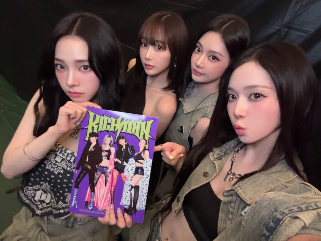250829 aespa Twitter Update - Rich Man ENERGY⚡️ Hey MYs, pre-order's live now - don't miss it! ✔️