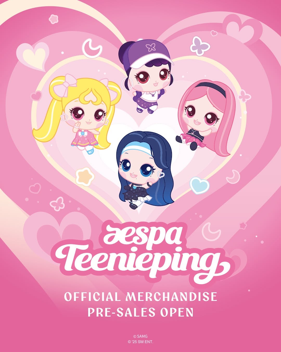 250822 aespa x Teenieping - Collaboration MD (Details + Pre-Sales Open)