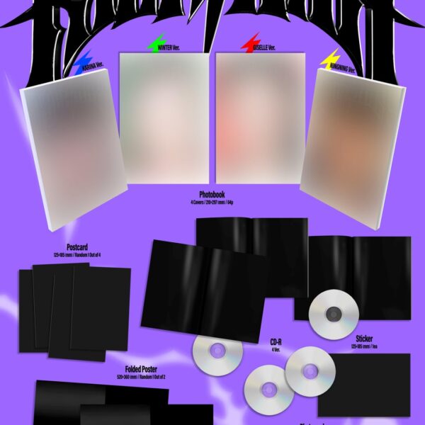 250804 aespa - The 6th Mini Album: Rich Man (Energy, Burst, Rich Man Bag Ver. Album Details Early Preview)