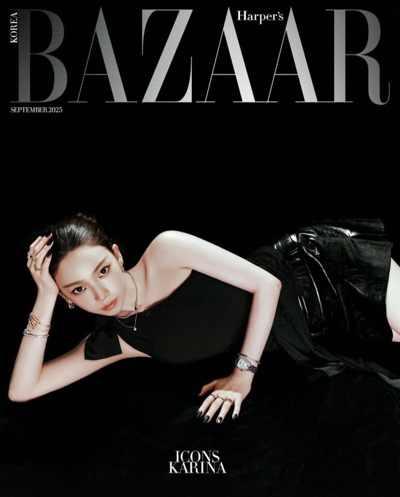 250819 Karina for Harper's BAZAAR Korea x BVLGARI (September 2025 Issue Cover & Pictorial)