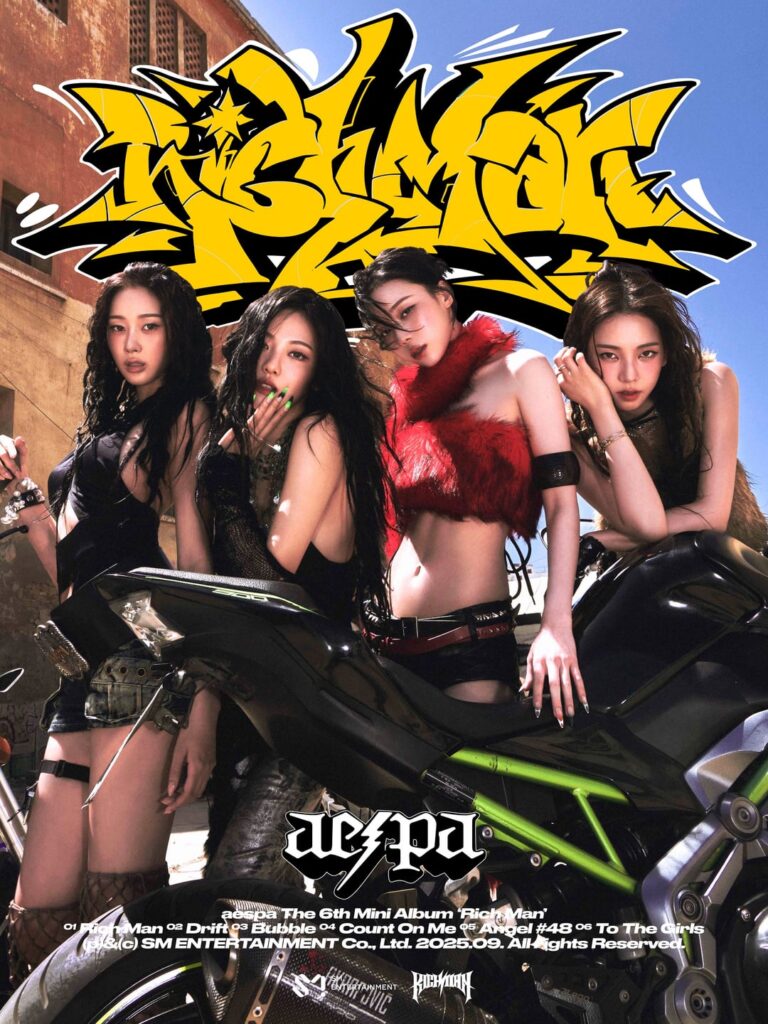 250901 aespa - The 6th Mini Album: Rich Man (BURST Photography - Group)