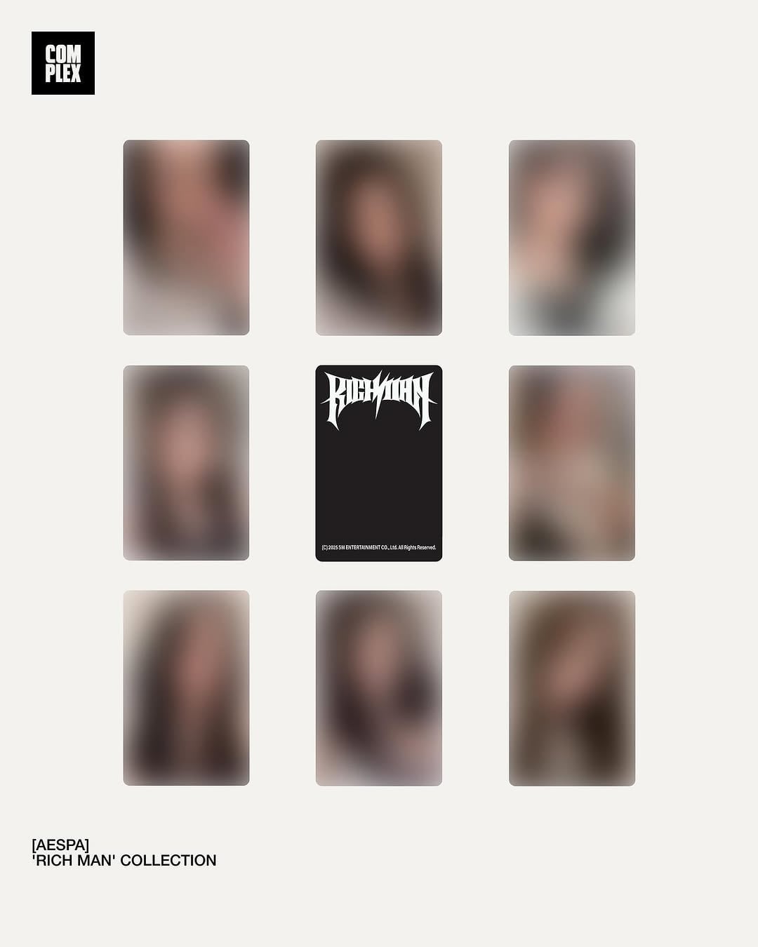 250916 aespa - The 6th Mini Album 'Rich Man' POP-UP in LA (Complex Exclusives Photocards)