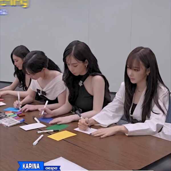 250907 KCON TikTok Update with aespa - [#KCONLA2025 ] Artist Sign-In Behind 📹