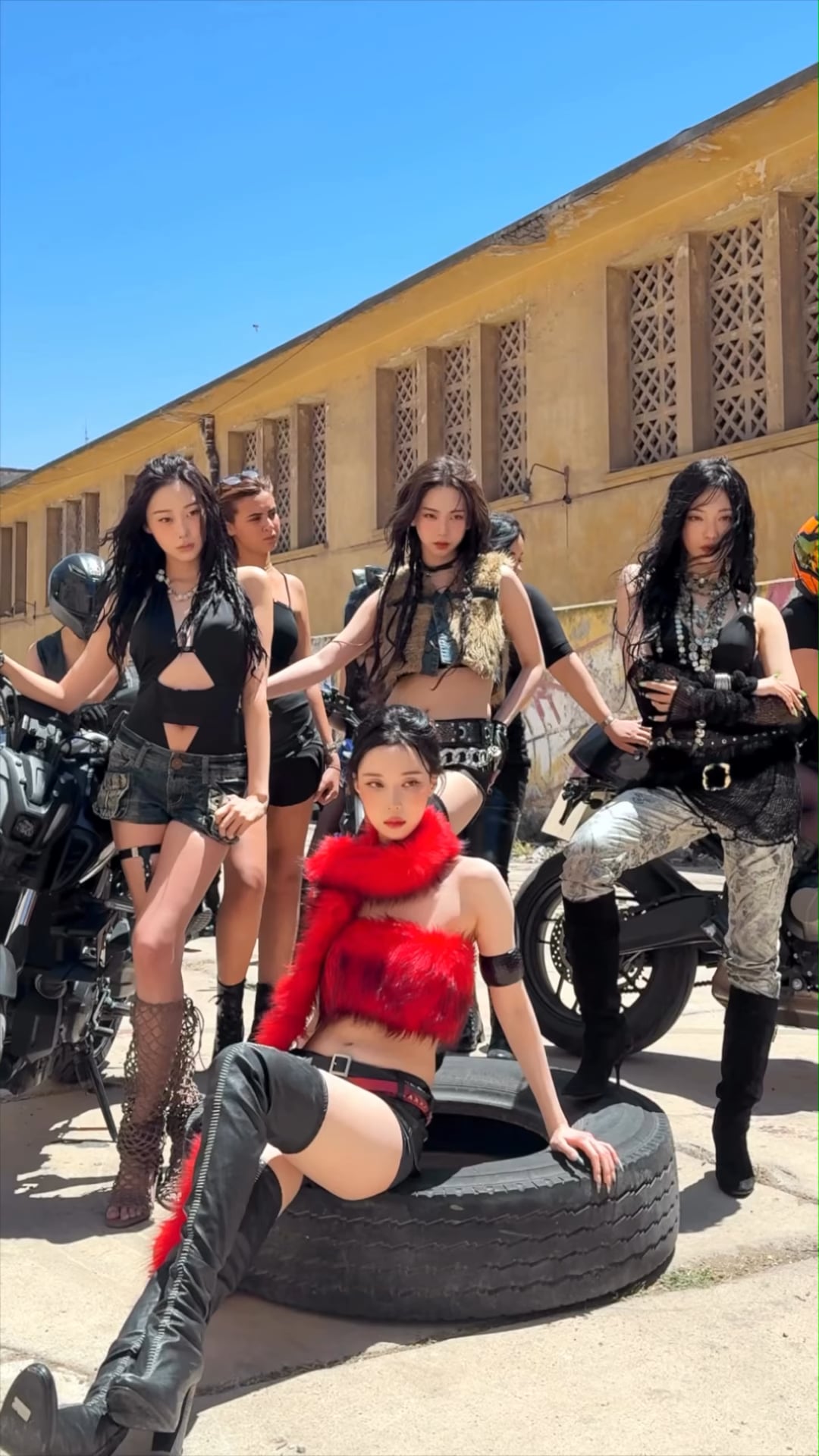 250910 aespa Instagram Reels Update - bts of BURST
