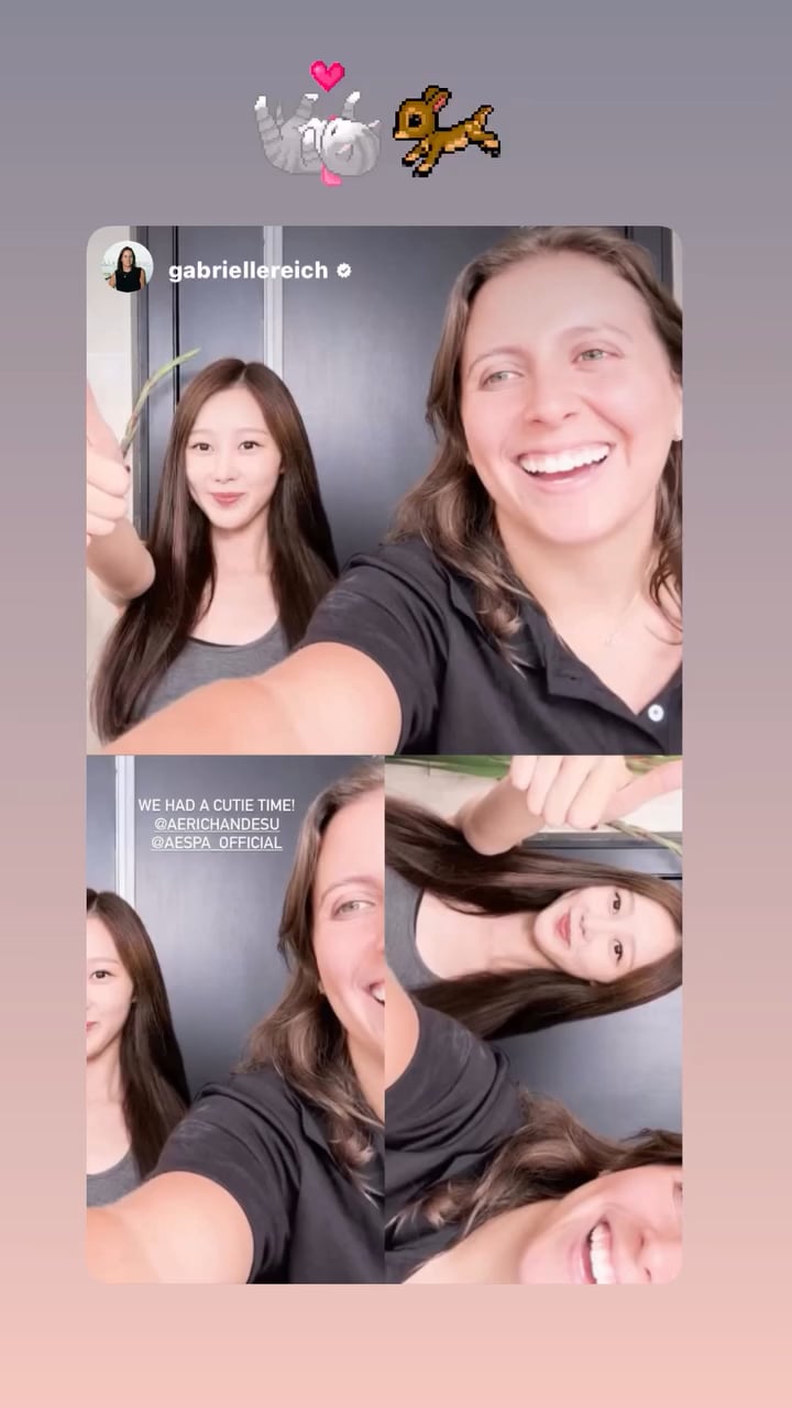 250923 Giselle Instagram Story Update with VOGUE Video Director gabriellereich