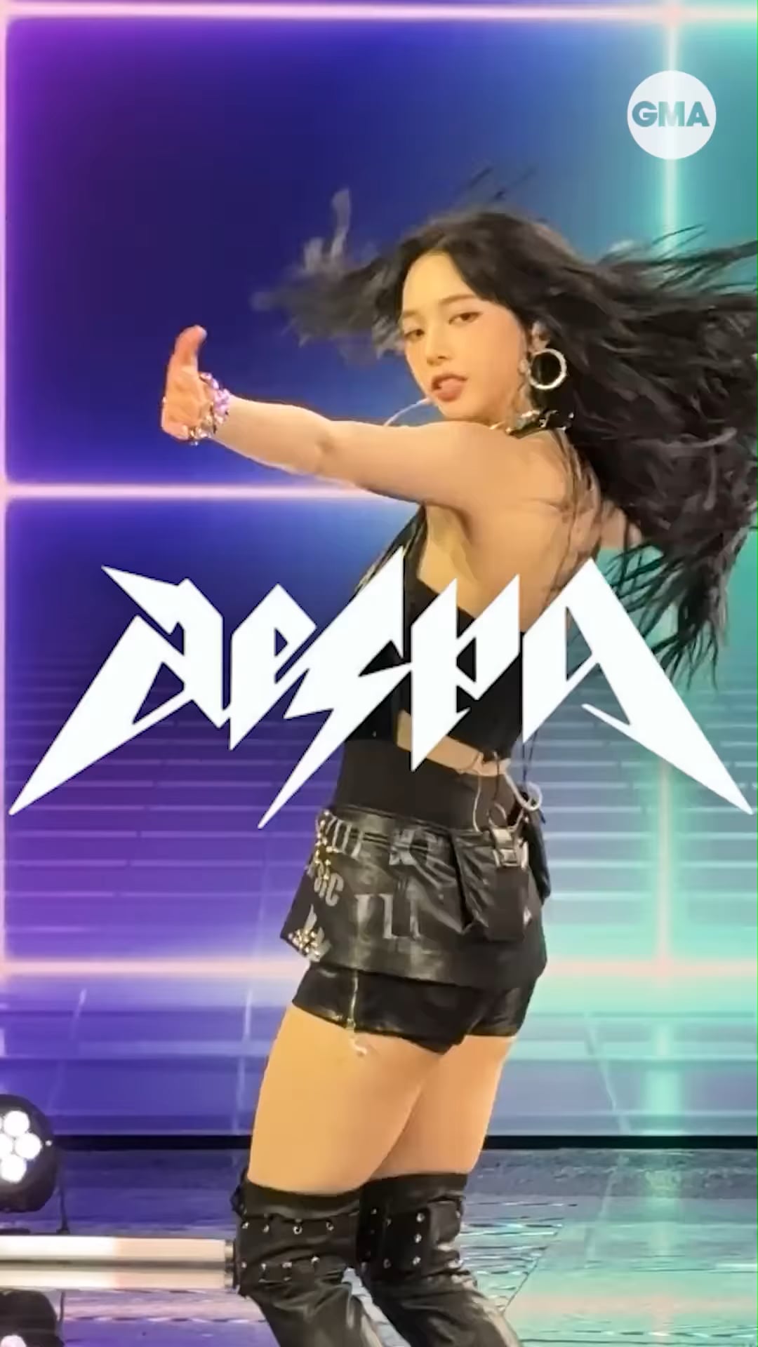 250913 Good Morning America Instagram Reels Update with aespa - Spend the day at GMA with aespa ⚡