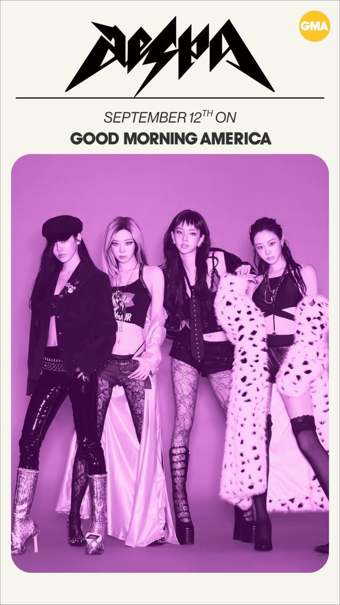 250910 aespa confirmed to perform on 'Good Morning America' & 'The Jennifer Hudson Show'