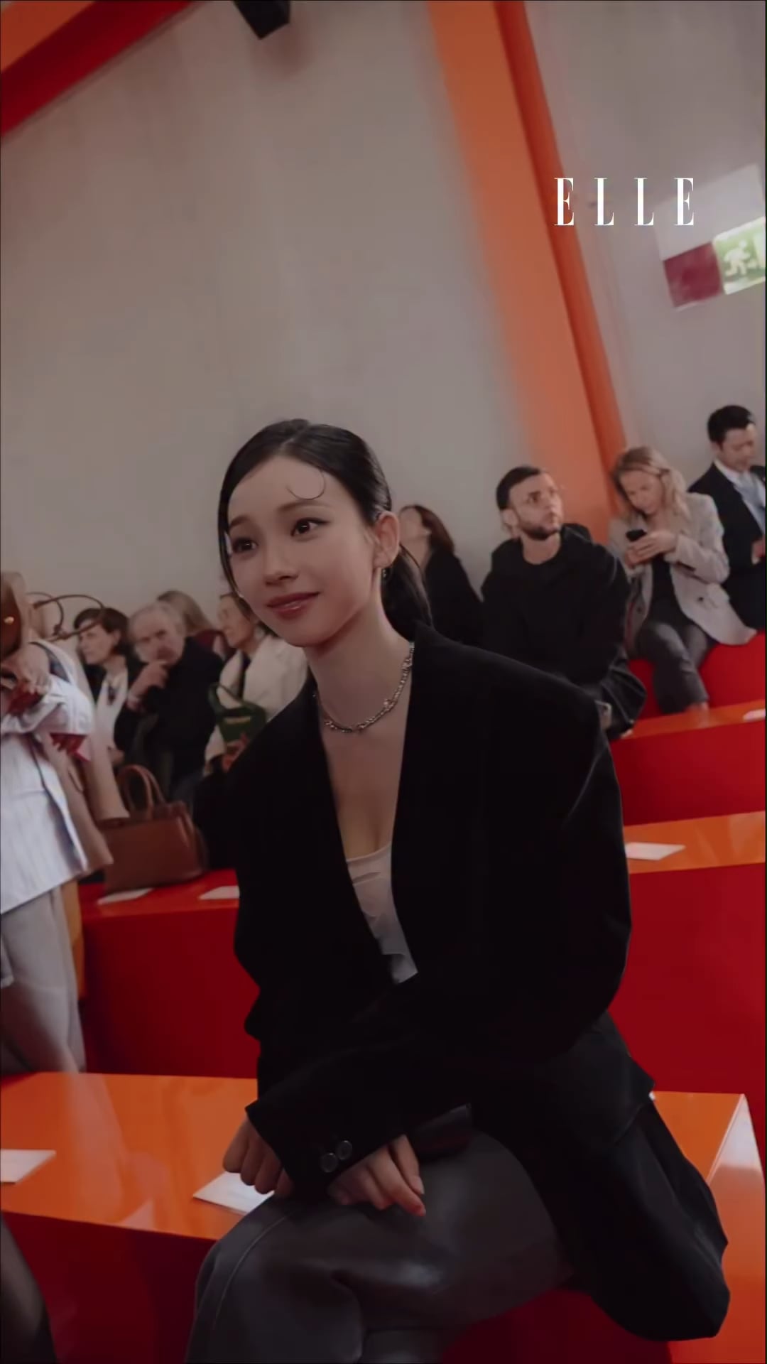 250926 ELLE KOREA Instagram Update with Karina @ PRADA SS26 Womenswear Show