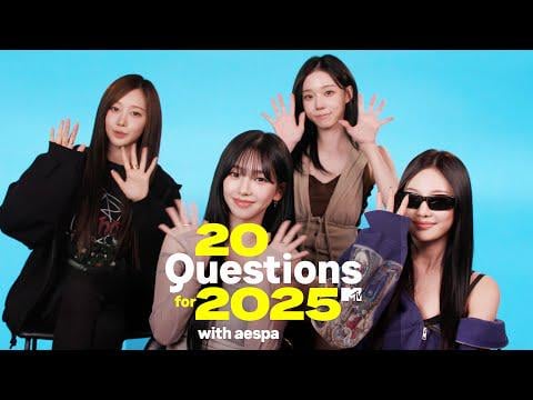 250925 aespa -  aespa Answer 20 Questions for 2025 @ MTV