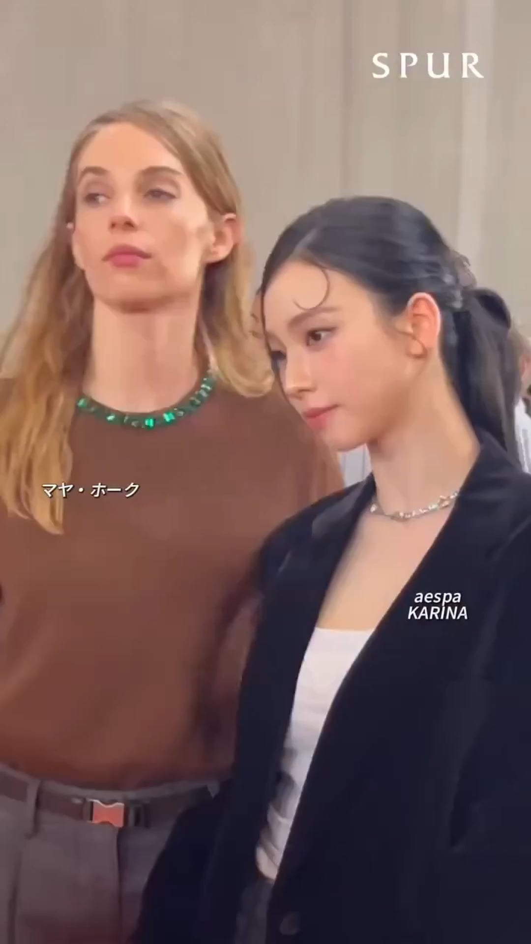 250925 SPUR Instagram Update with Karina & Maya Hawke
