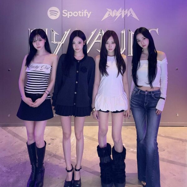 250905 SpotifyKR Instagram Update with aespa - 🔓 Finally Unlocked 🔓 aespa in MY VAULT. I am a Rich Man 😎 See you all at MY VAULT!