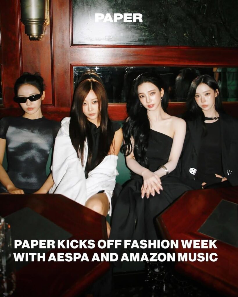 250913 PAPER Magazine Instagram Update with aespa
