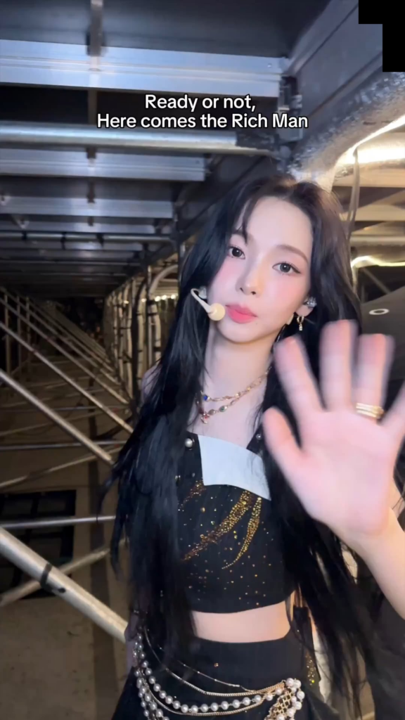 250901 aespa TikTok Update - Can’t wait for Rich Man ⚡️
