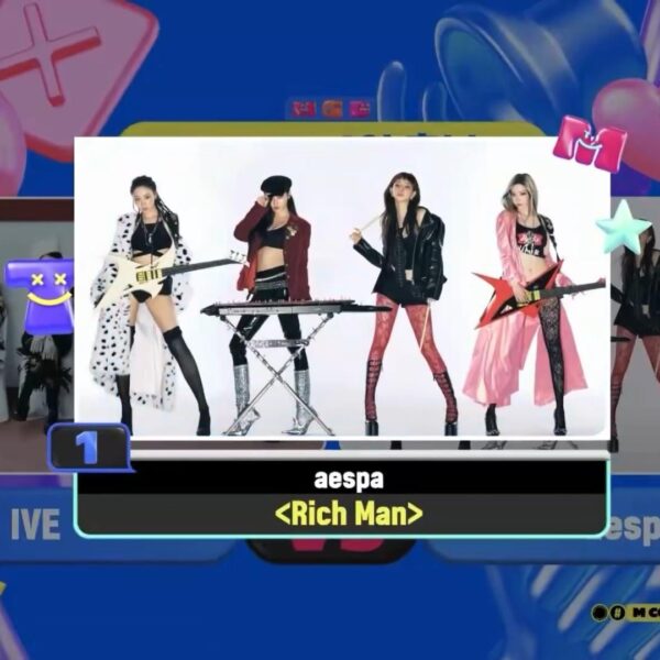250925 aespa earns their fifth win for 'Rich Man' on M Countdown