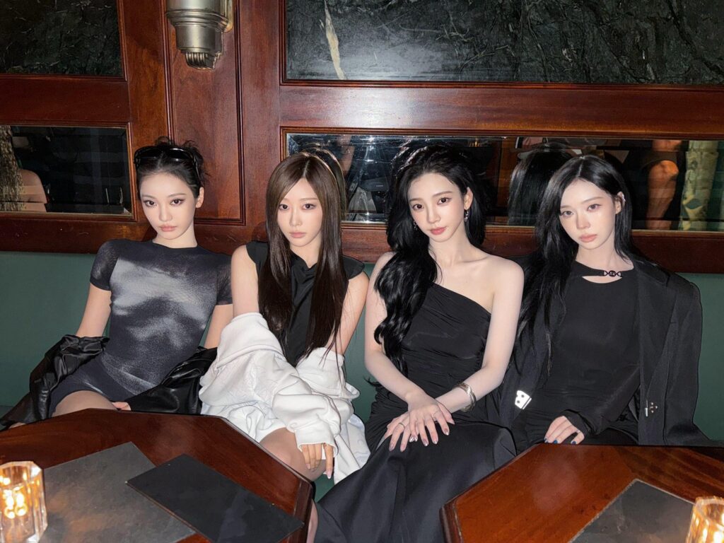 250913 aespa Twitter Update - Much love to @papermagazine @amazonmusic