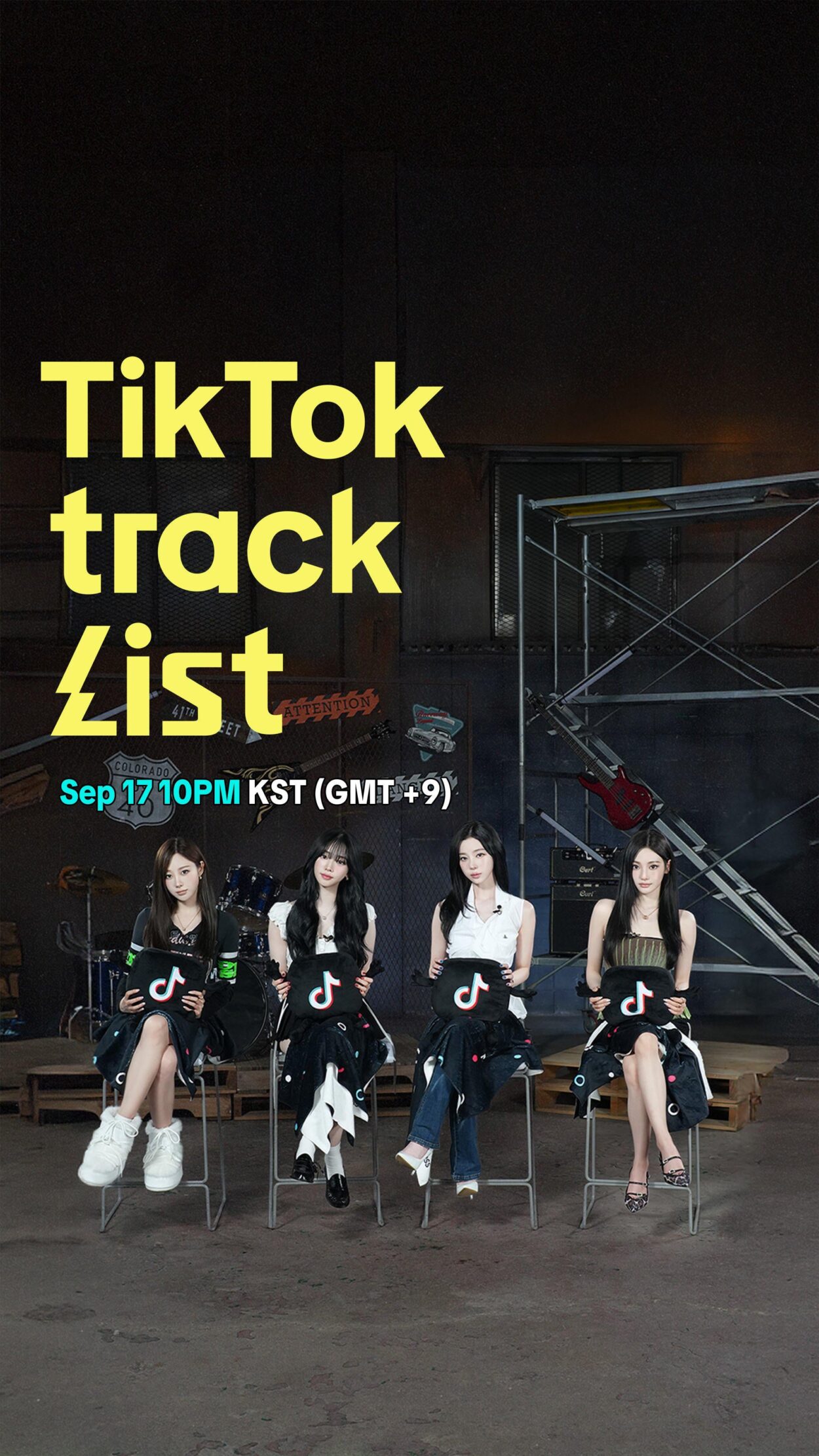 250905 aespa - TikTok Tracklist with aespa (Live Announcement Poster)
