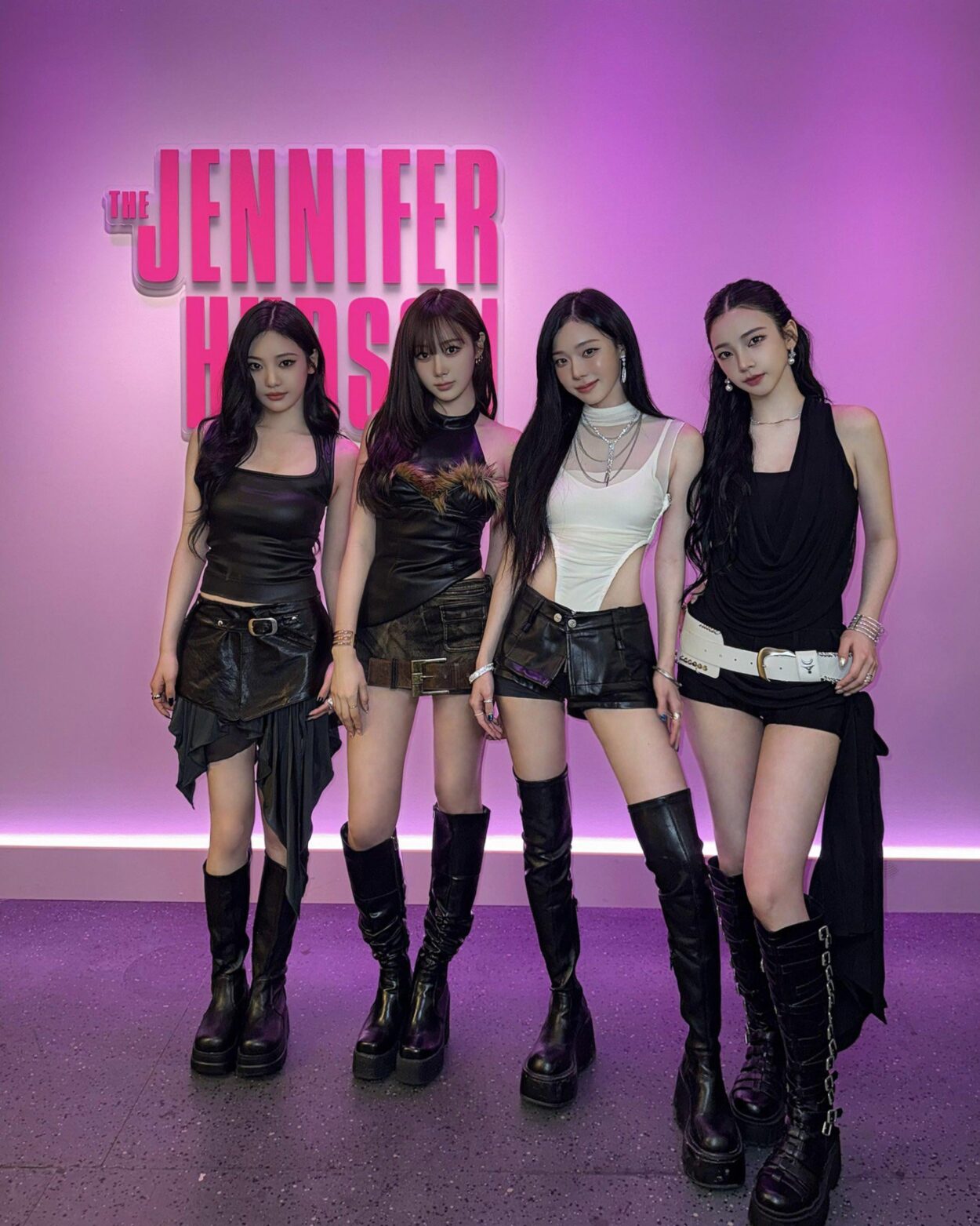 250925 aespa Twitter Update - thanks for having us @JHudShow