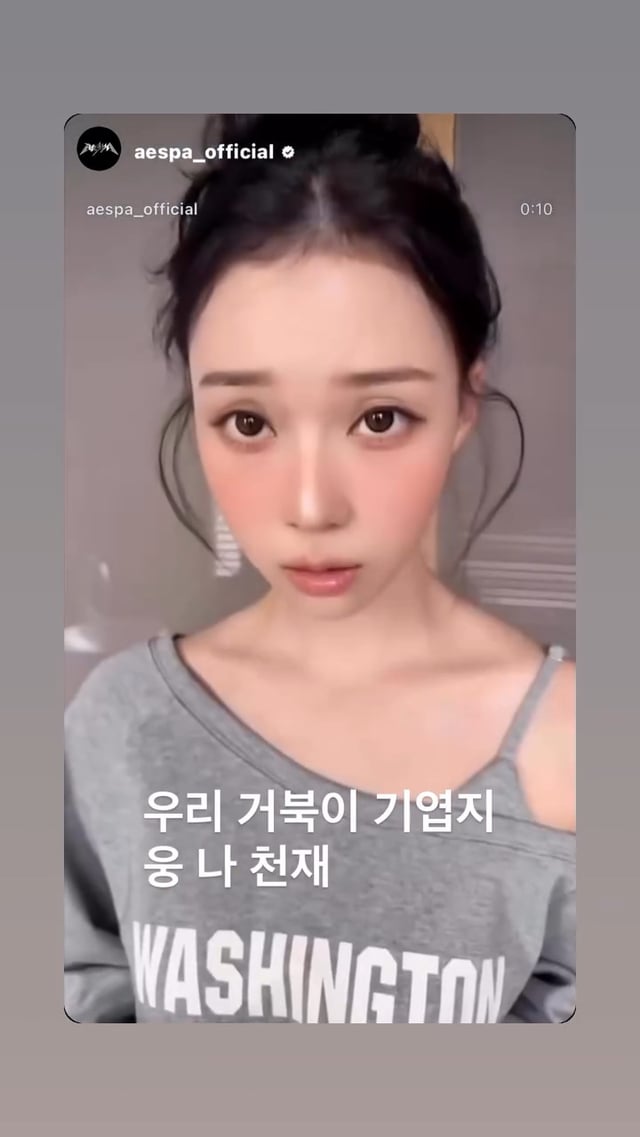 250929 Giselle Instagram Story Update with Winter & Karina