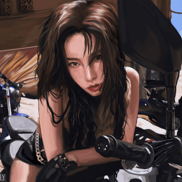 drawing of Karina by me