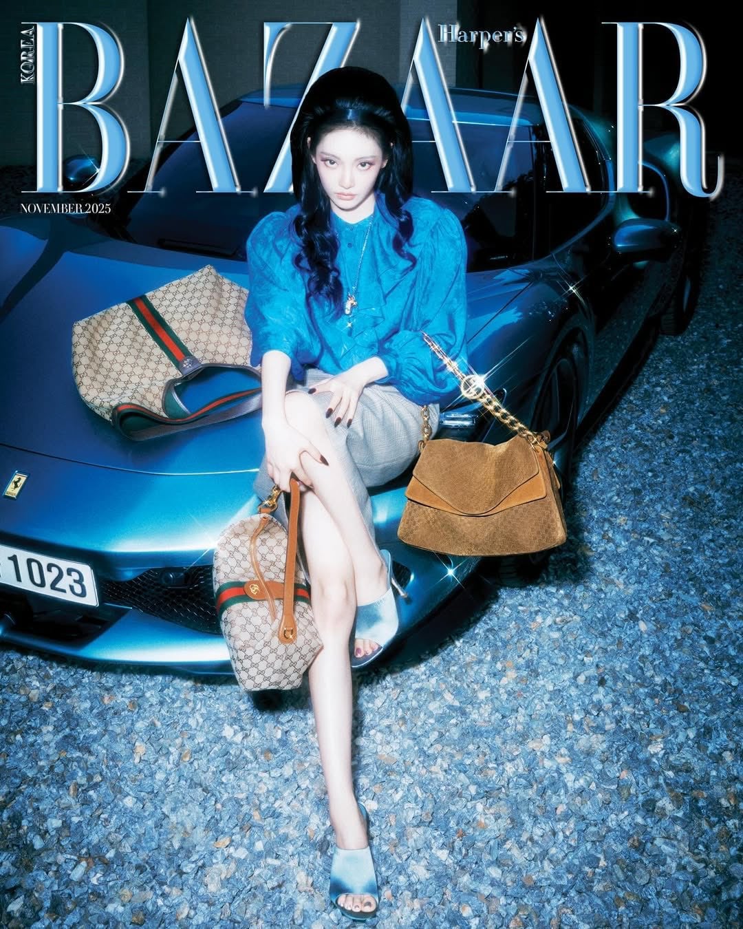 251028 Ningning for Harper's BAZAAR Korea x GUCCI (November 2025 Issue Pictorial)