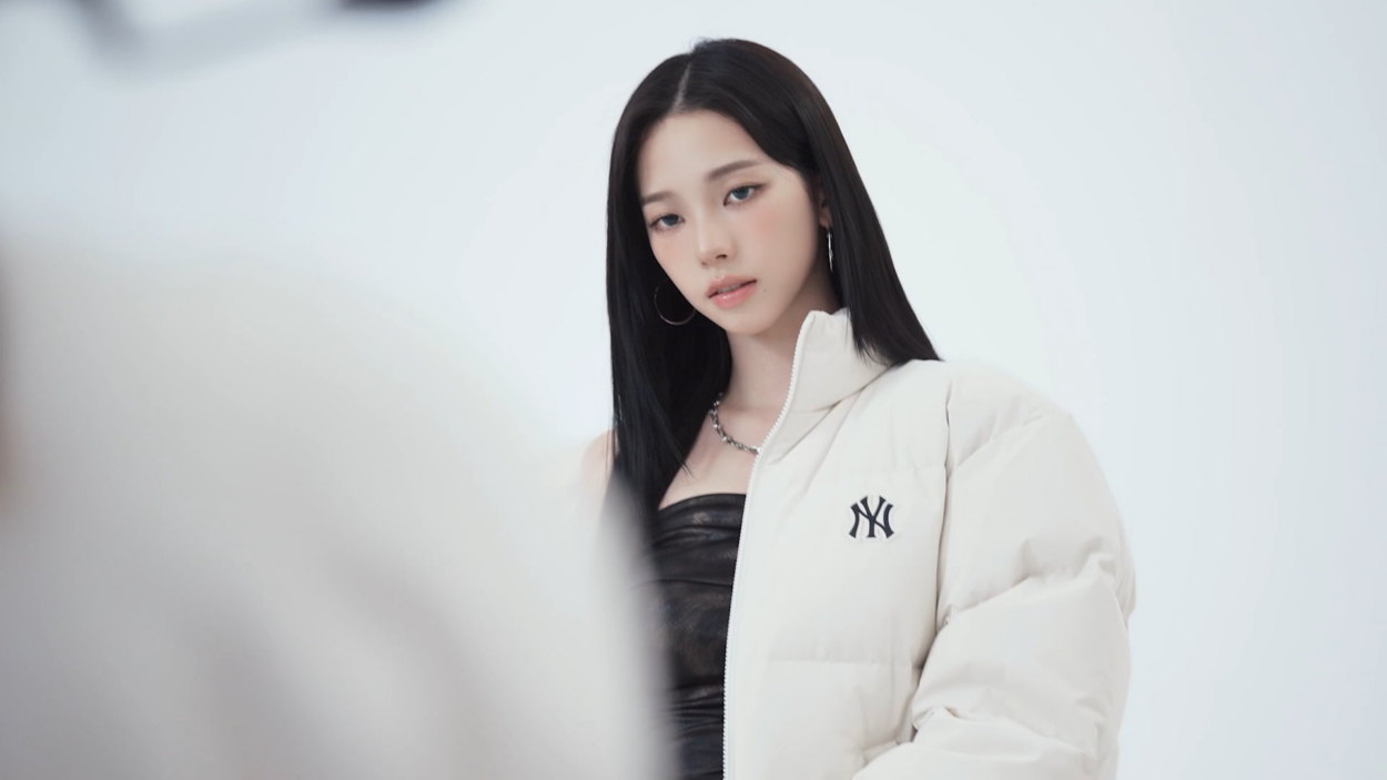 251030 Karina -  MLB Korea 'Curve the Winter' (Behind The Scenes)