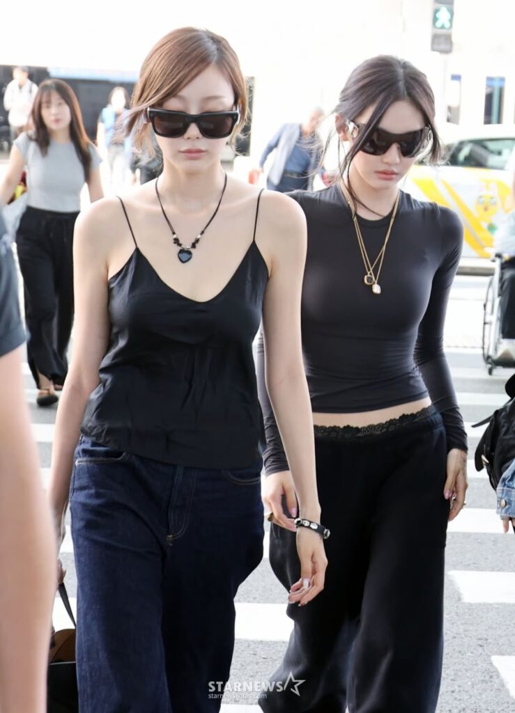 251002 aespa departs for Japan for their 'SYNK : aeXIS LINE TOUR' in Fukuoka (Press Photos)
