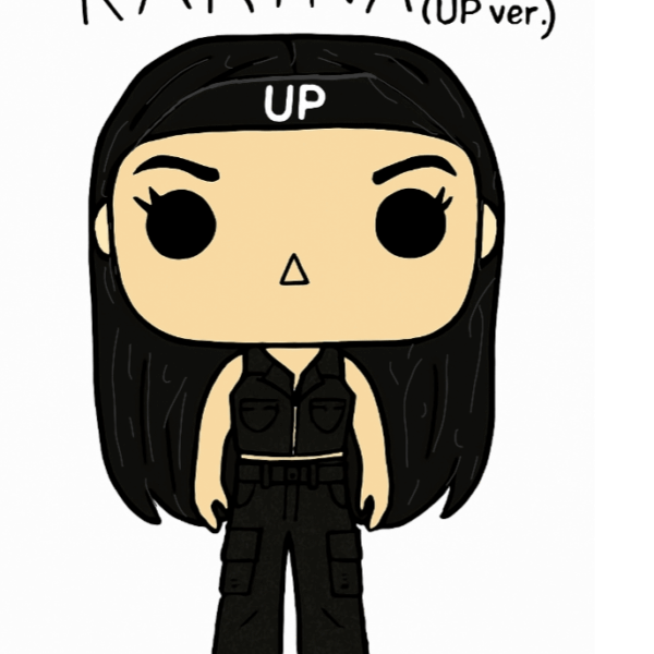 Karina funko pop idea, made by me [OC]